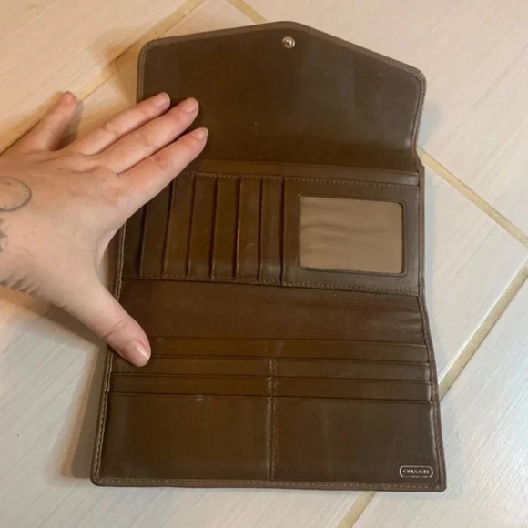 Coach Madison Long Wallet Leather  Brown - Picture 11 of 11